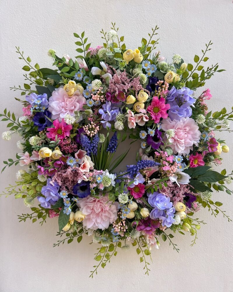 Wreath Examples For Spring 27 Spring Wreath Ideas Hardly Ever Shown Because They’re Not Designed ...