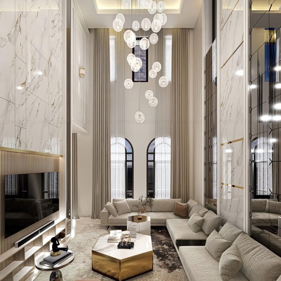 26 High Ceiling Living Room Ideas People Are Copying Because They ...