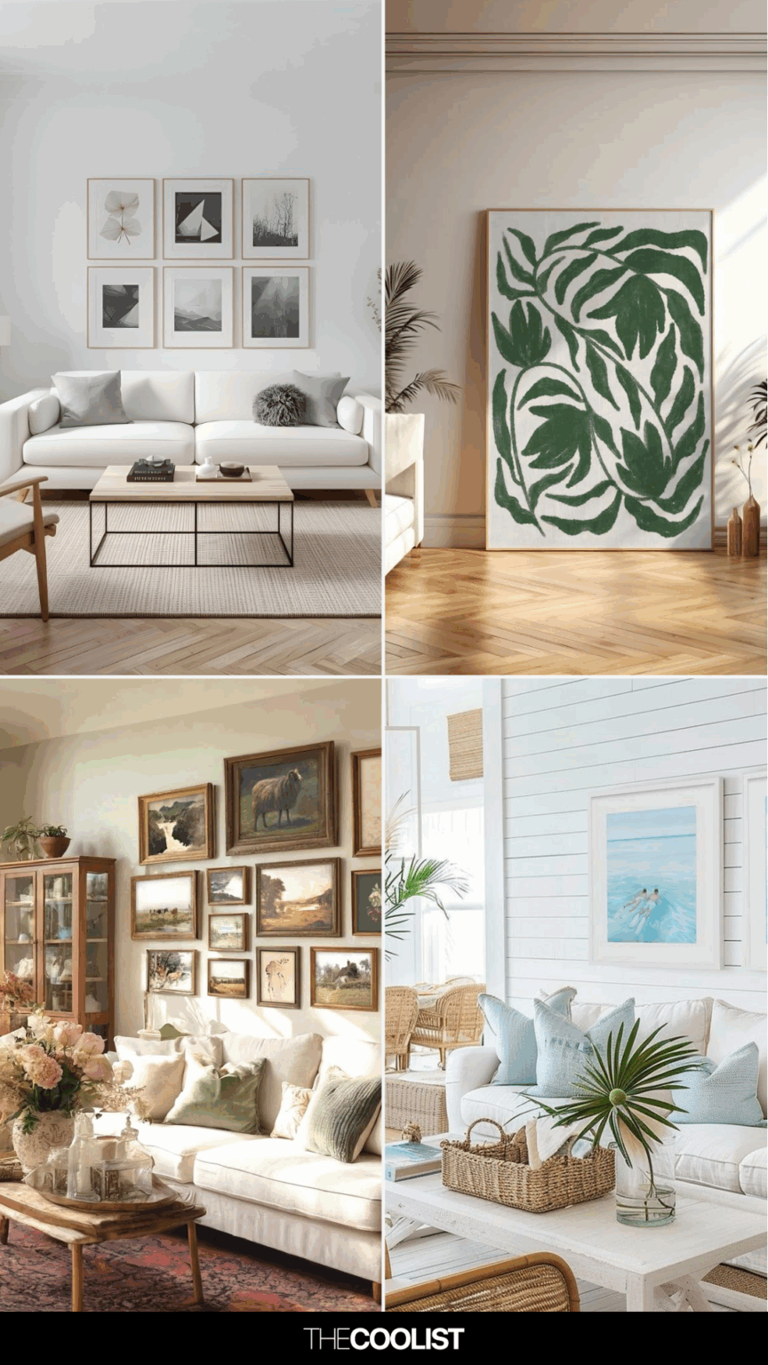 24 Wall Art Ideas for Your Living Room That No One’s Talking About (But ...
