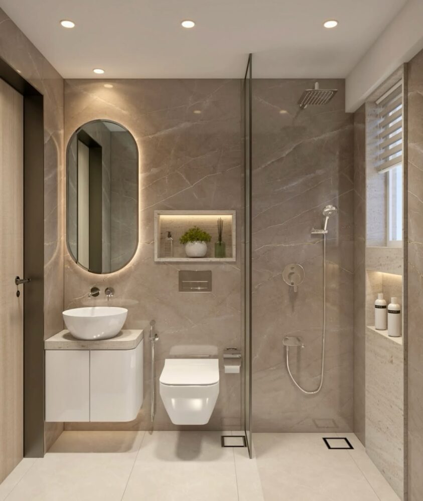 24 Small Bathroom Design Ideas for 2026 That Work Even When Storage Is ...