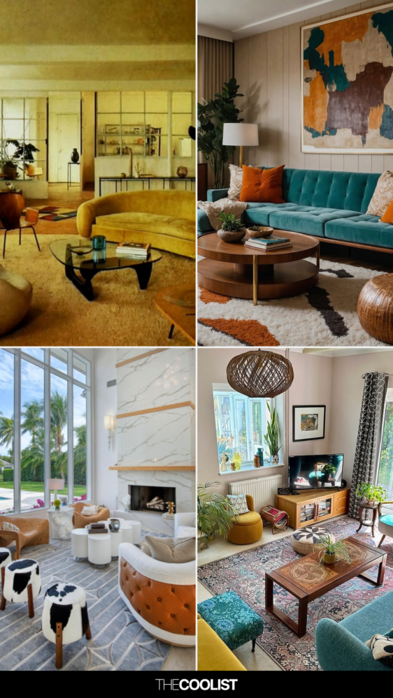 25 Retro Style Living Room Ideas for 2026 Taking 60s And 70s Vibes ...