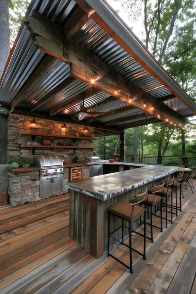28 Rustic Kitchen Outdoors Ideas for 2026 That Make Guests Ask Who ...