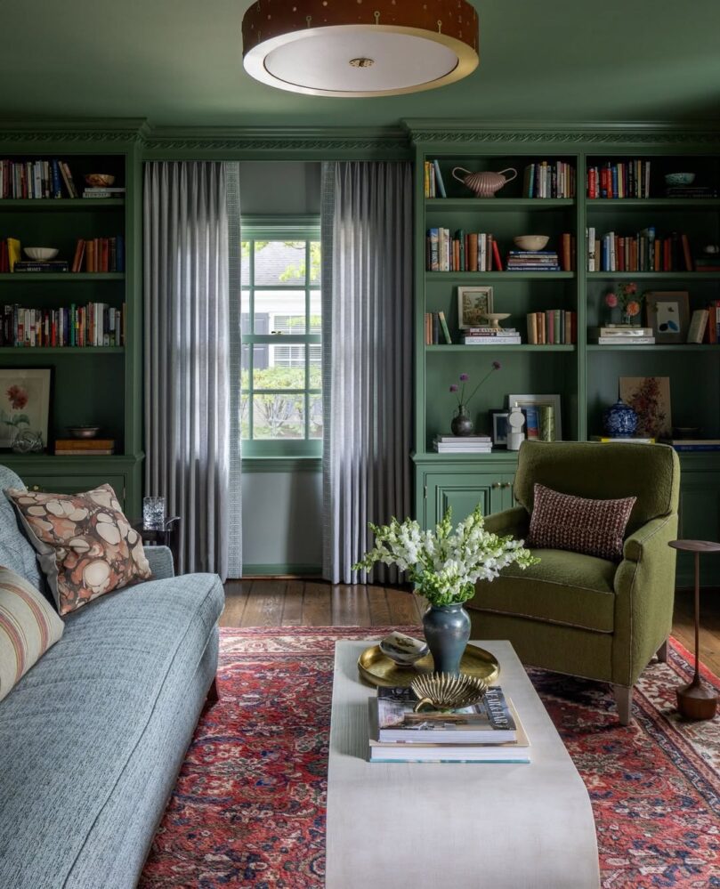 28 Green Living Room Ideas for 2026 Pulled From Designer Homes People ...