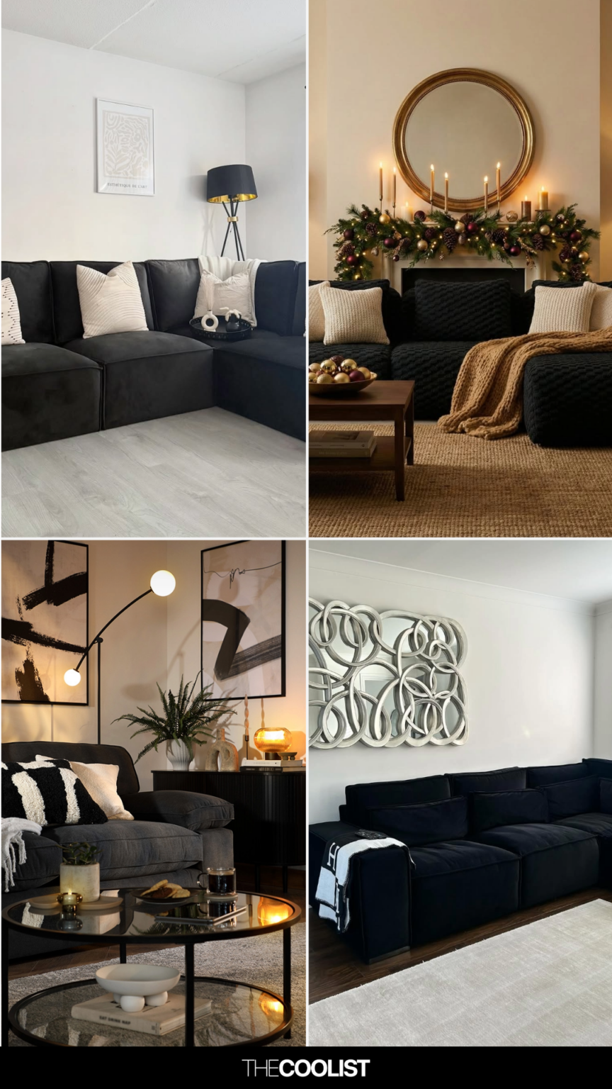26 Black Sofa Living Room Ideas for 2026 And Suddenly Your Living Room ...