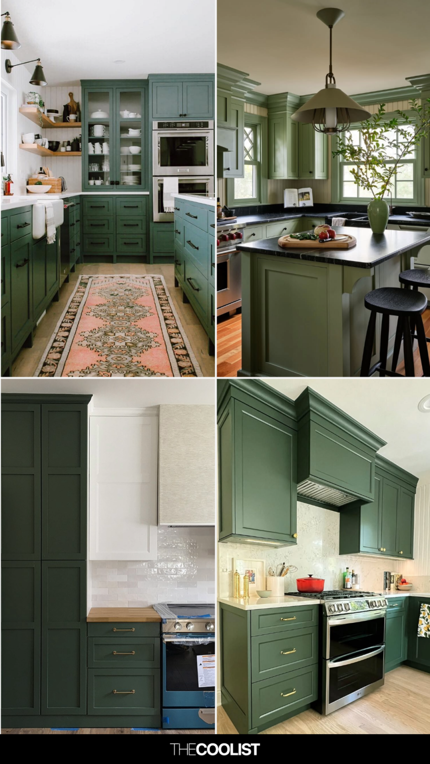 26 Green Kitchen Cabinet Ideas for 2026 The Unexpected Shade Designers ...