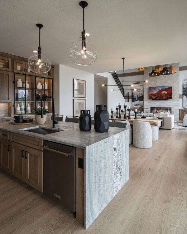 28 Waterfall Kitchen Island Ideas for 2026 The Clean Edge Look ...