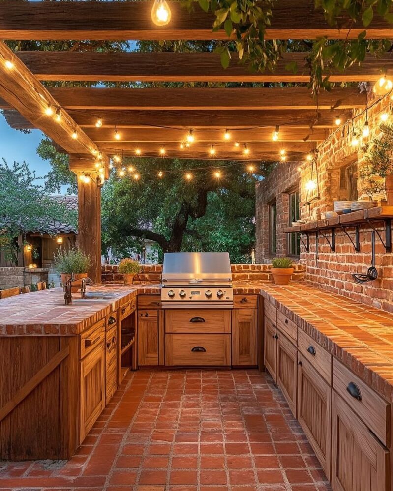 25 Rustic Outdoor Kitchen Ideas for 2026 The Kind Of Setup That Makes ...