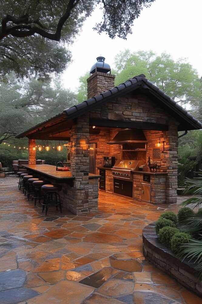 25 Rustic Outdoor Kitchen Ideas for 2026 The Kind Of Setup That Makes ...