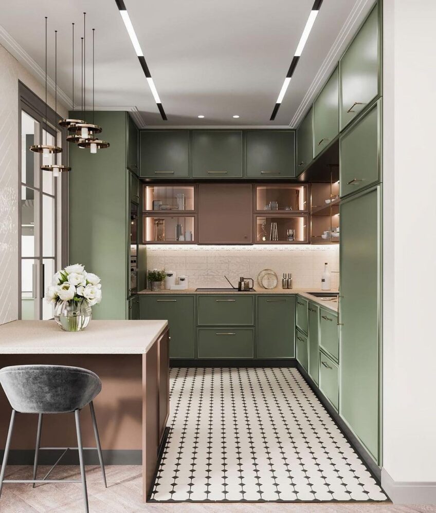 26 Green Kitchen Cabinet Ideas for 2026 The Unexpected Shade Designers ...