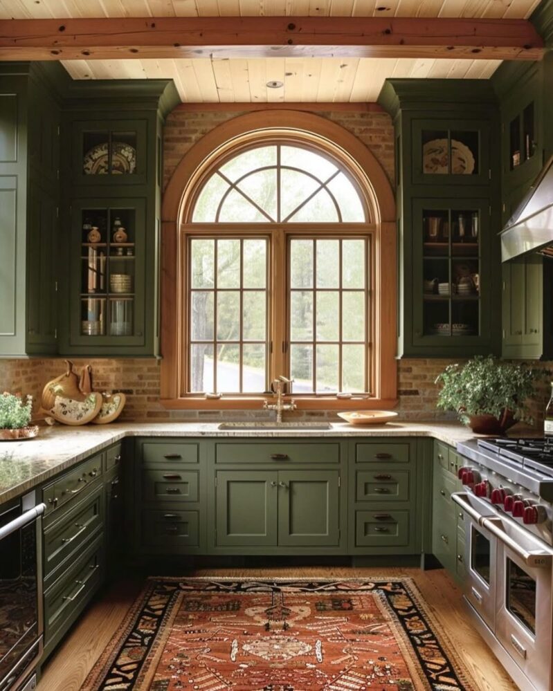 27 Green Kitchen Cabinet Ideas for 2026 That Make Your Kitchen Feel ...