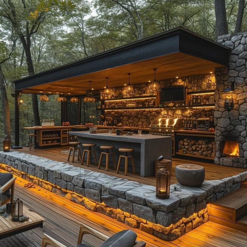 25 Rustic Outdoor Kitchen Ideas for 2026 The Kind Of Setup That Makes ...