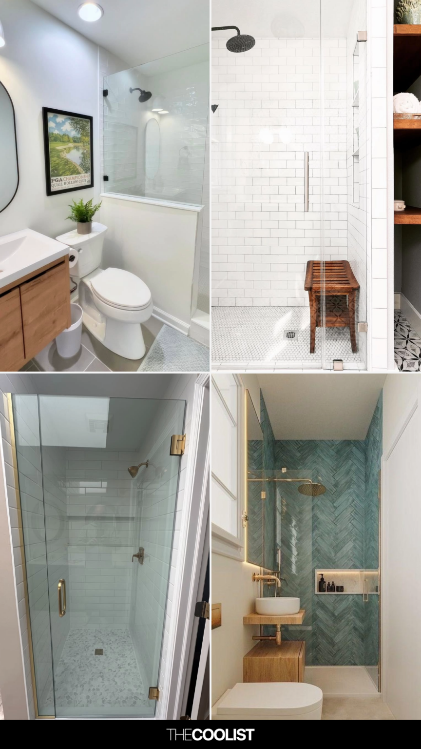 27 Small Shower Ideas for 2026 That Make A Small Bathroom Feel Less ...
