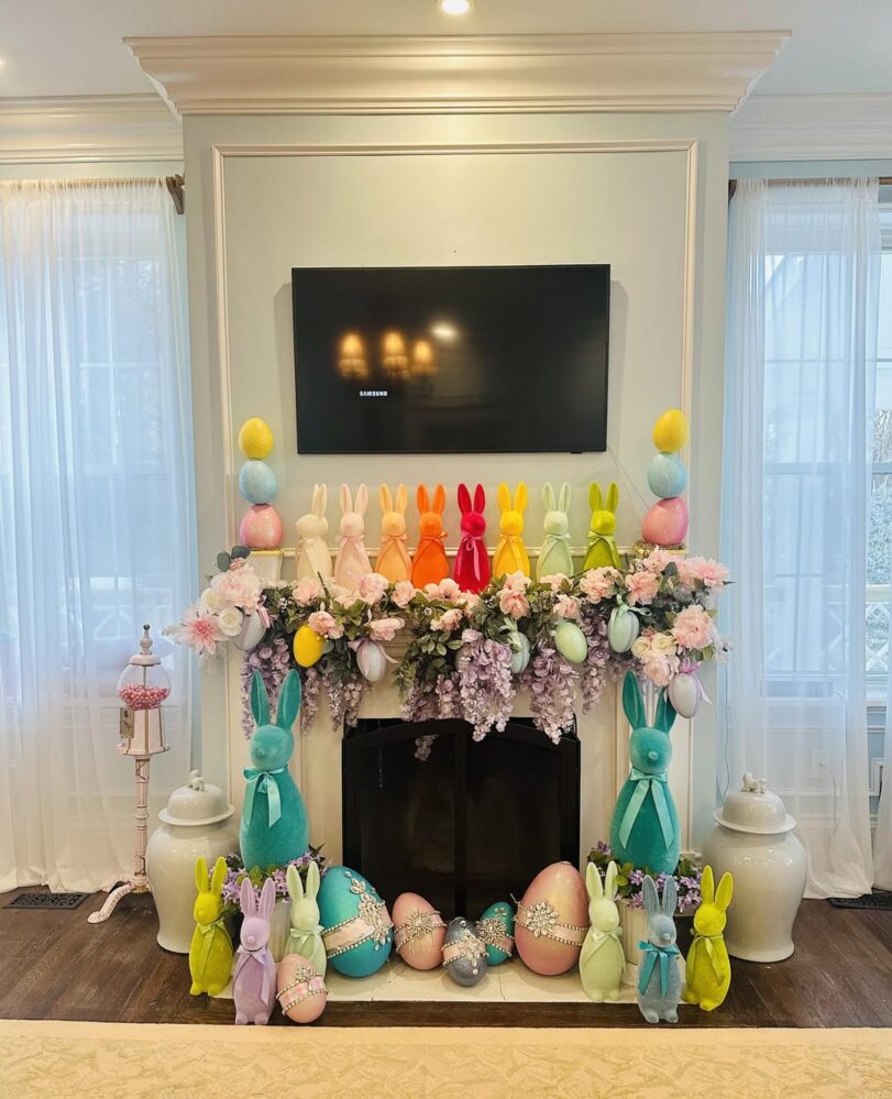 28 Easter Fireplace Decor Ideas for 2026 That Make The Fireplace The ...