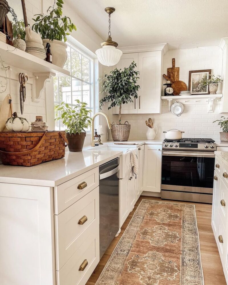 20 Kitchen Runner Rug Ideas That Soften Up The High Traffic Path ...
