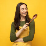 Slide a wooden spoon into your water bottle after washing it:
