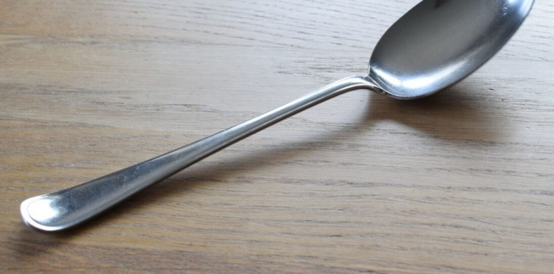 Putting A Spoon On The Windowsill