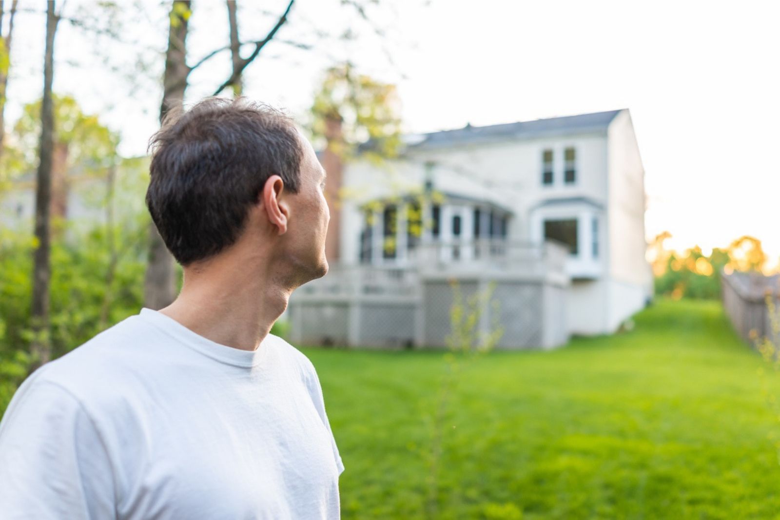 The neighbor’s window looks into your yard