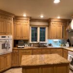 They ripped out a matched-oak kitchen most people would keep: the new one looks custom and timeless