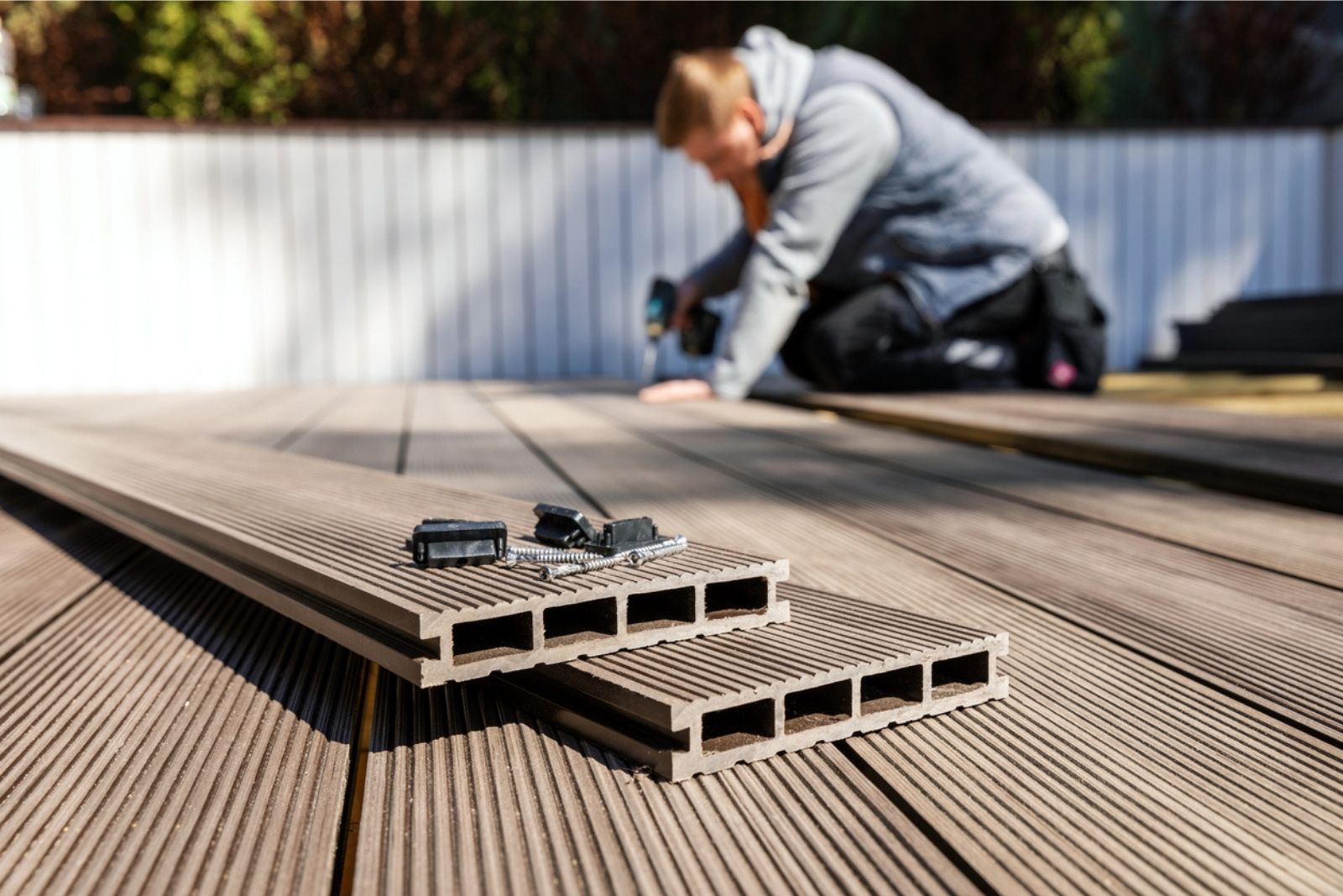 Carpenters do one thing to the deck before the first snow