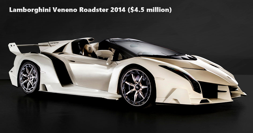 Most expensive car of 2014 