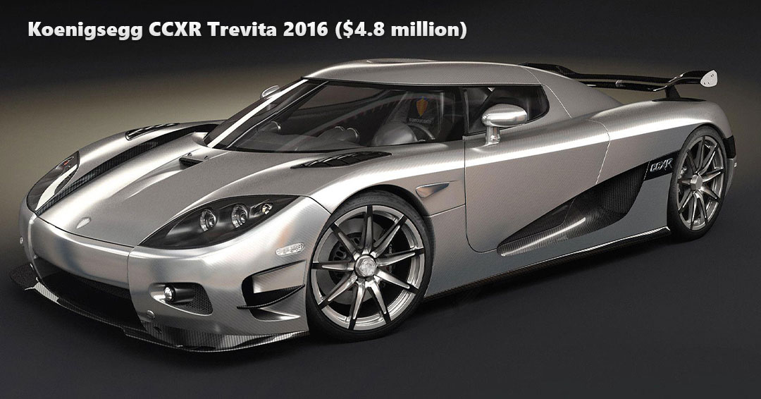 Most Expensive Car in 2016 ($4.8 million)