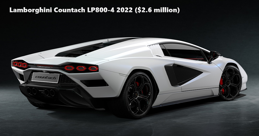 Most Expensive Car in 2022 ($2.6 million)