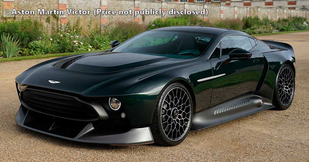 Most expensive car Aston Martin Victor 