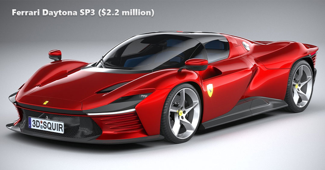 Most expensive cars Ferrari Daytona SP3 