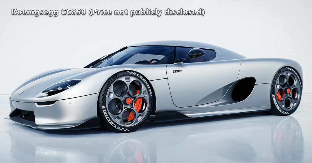 Most expensive car Koenigsegg CC850 