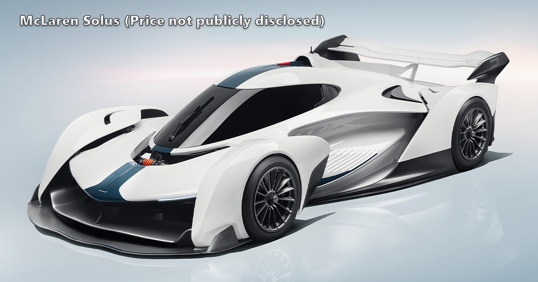Most expensive car McLaren Solus 