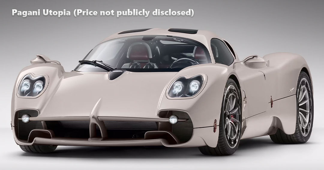Most expensive car Pagani Utopia