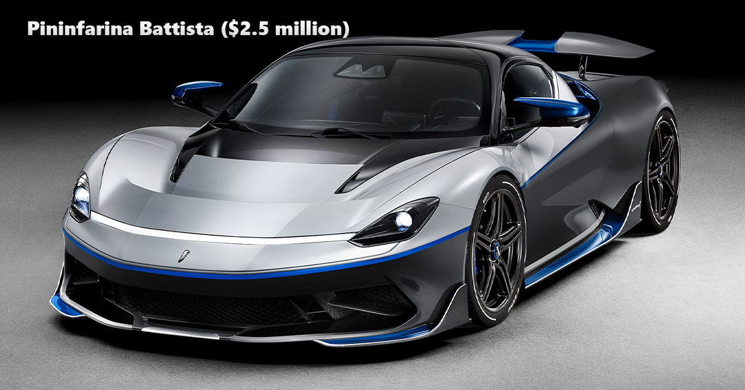 Most expensive car, Pininfarina Battista