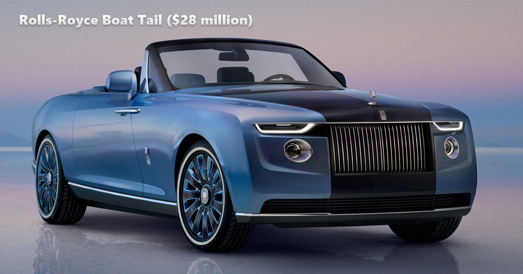 Most expensive car, Rolls-Royce Boat Tail 