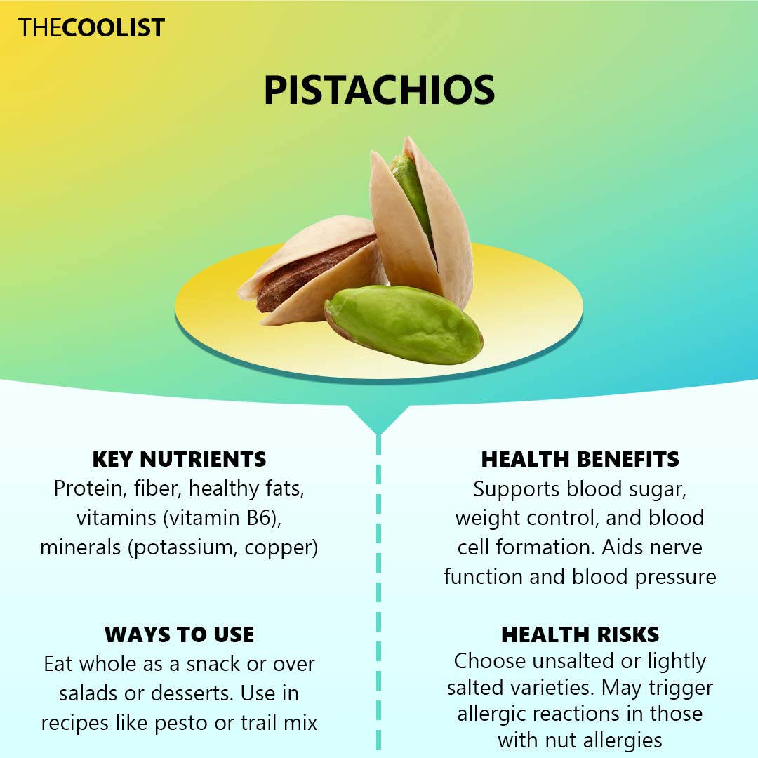 Pistachios health benefits