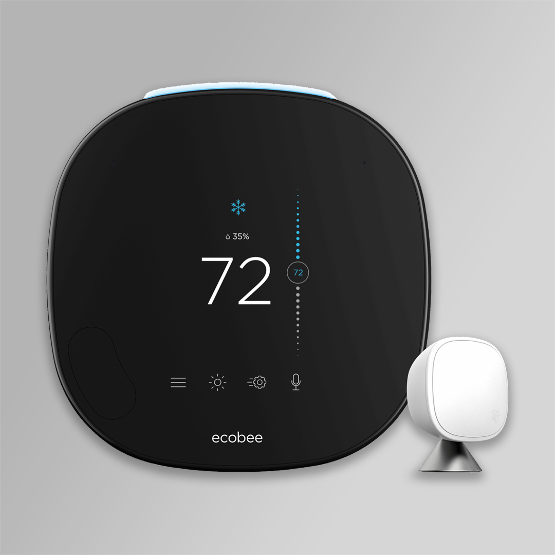 ecobee Smart Thermostat Pro with voice control