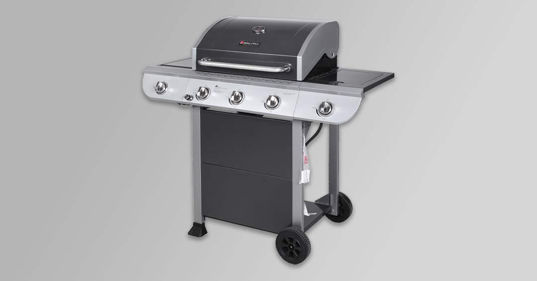 Gas grill features