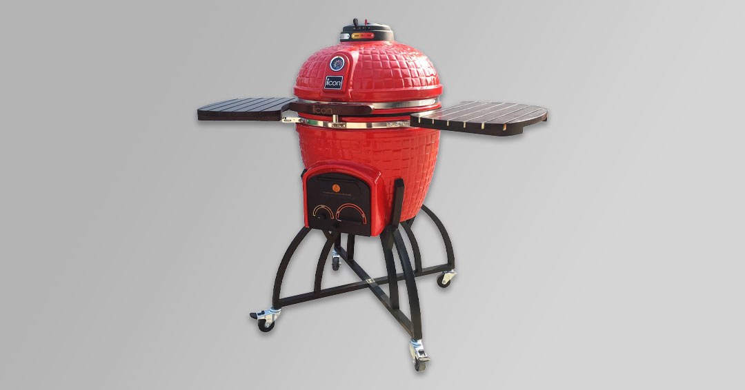 Kamado grill features