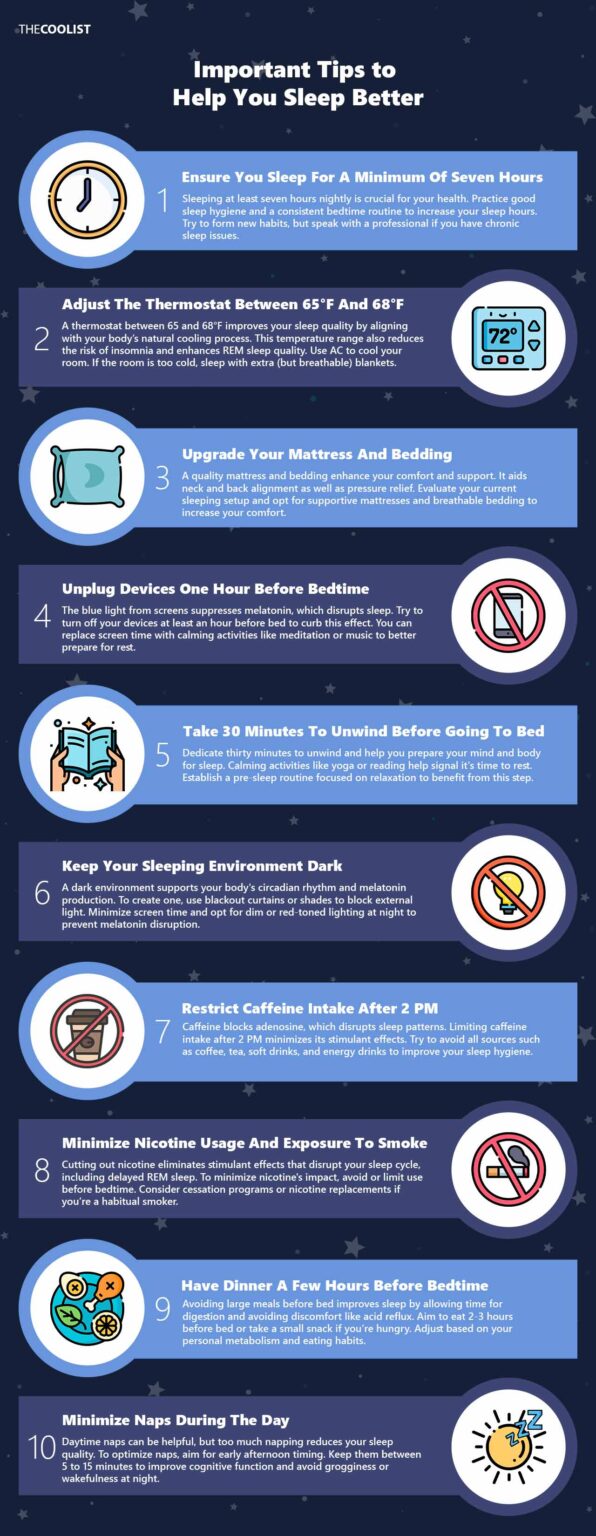 10 Important Tips to Sleep Better