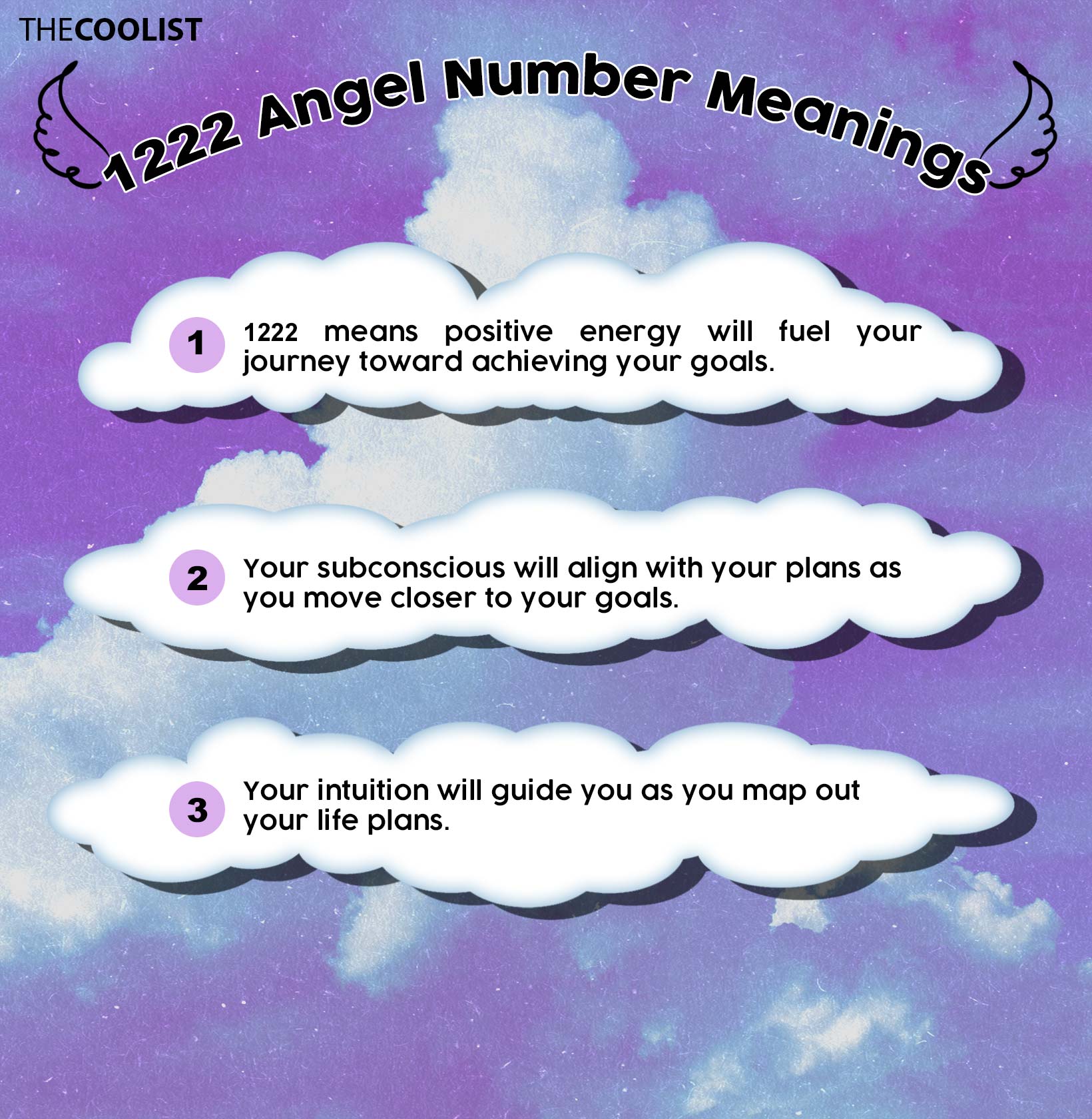 1222 angel number infographic