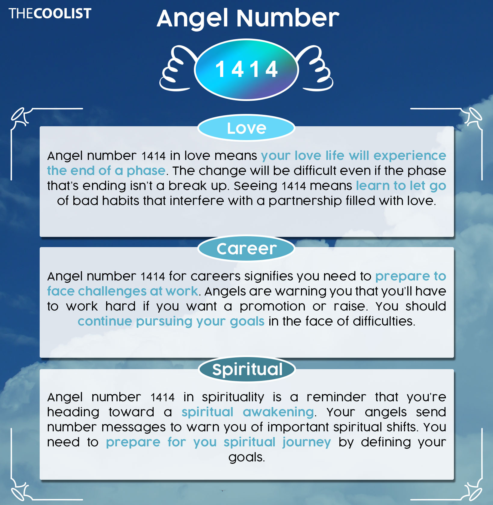 1414 angel number chart