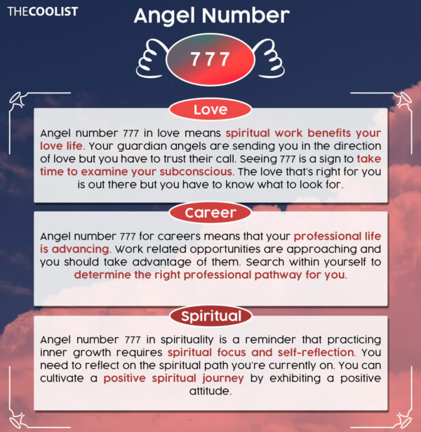 Angel Number 777 Meaning for Love, Career, Spirituality