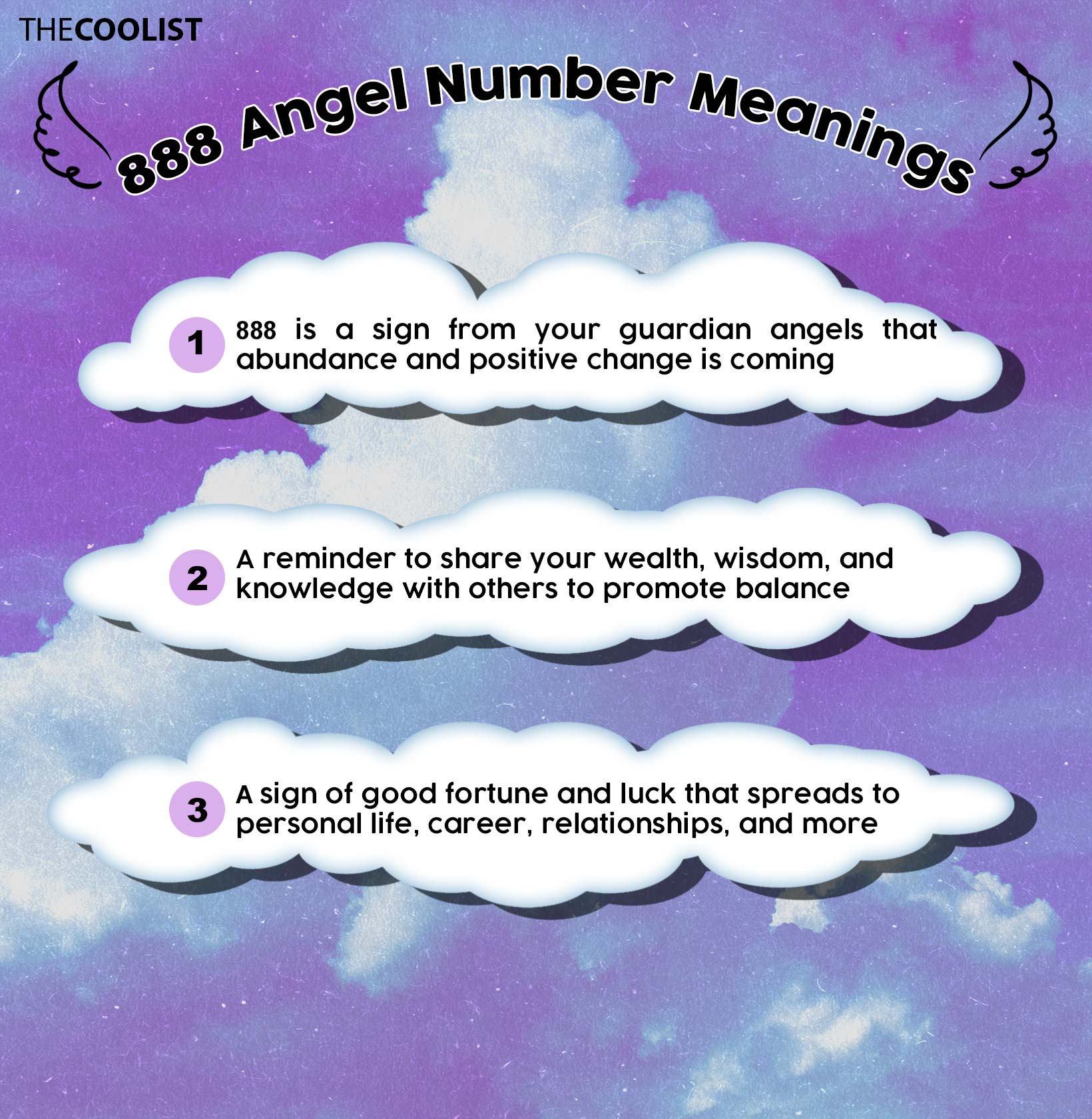 888 Angel Number Infographic